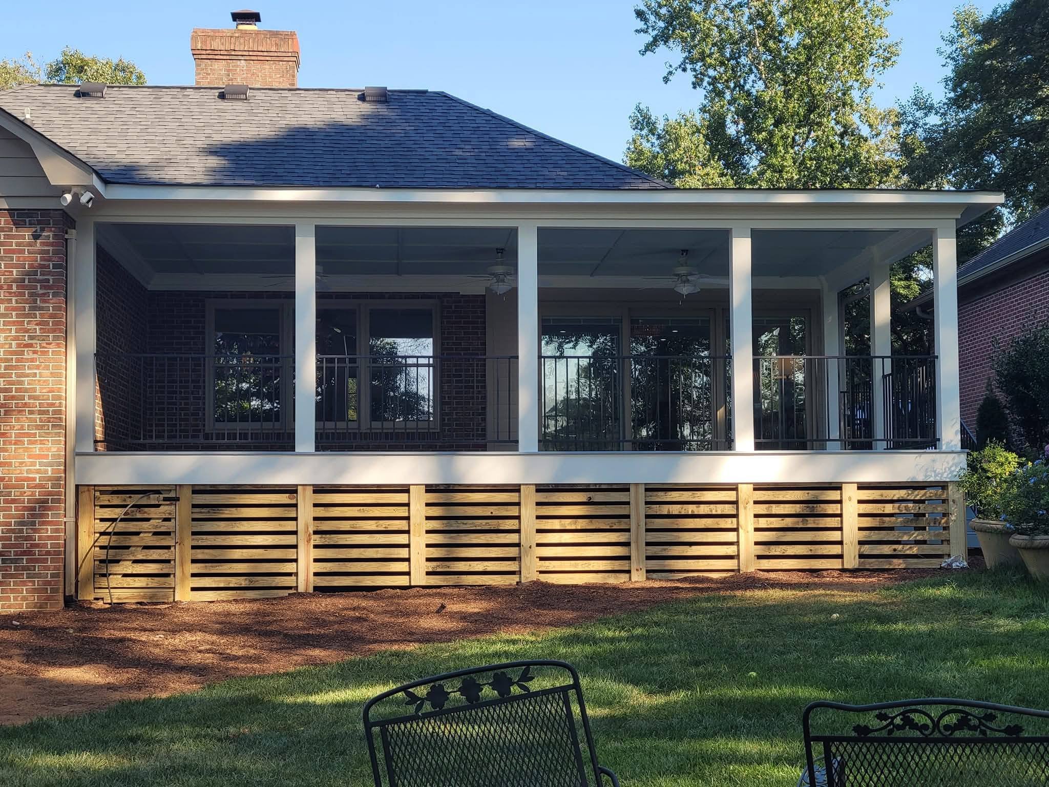 Screen porch project by Cameron's Custom Carpentry